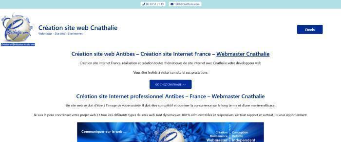 Création site internet Antibes